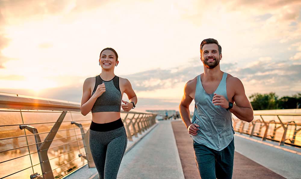  couple doing sports